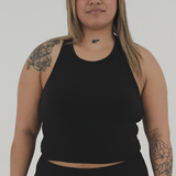 Essentials High Neck Tank - Onyx