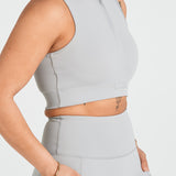 Kyba Crop Bra - Smoke