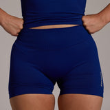 Aura Seamless Shorts - Navy