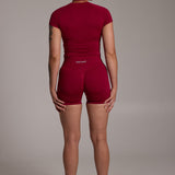 Aura Seamless Baby Tee - Siren