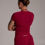 Aura Seamless Baby Tee - Siren