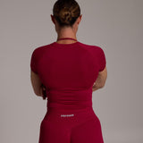 Aura Seamless Baby Tee - Siren