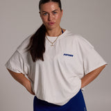 Block Club Tee - White/Navy