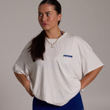 Block Club Tee - White/Navy