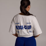 Block Club Tee - White/Navy