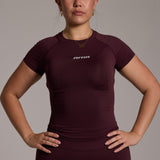 Aura Seamless Baby Tee - Cocoa