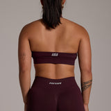 Aura Seamless Halter Bra - Cocoa