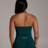 Aura Seamless Halter Tank - Sage