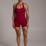 Aura Seamless Halter Tank - Siren