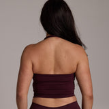 Aura Seamless Halter Tank - Cocoa
