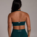 Aura Seamless Halter Bra - Sage