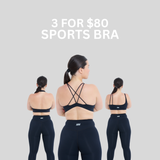 3 FOR $80 SPORTS BRA