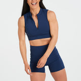 Kyba Crop Bra - Steel