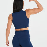 Kyba Crop Bra - Steel