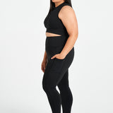 Kyba Crop Bra - Onyx