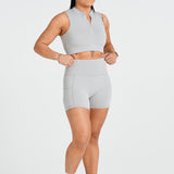 Kyba Crop Bra - Smoke
