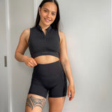 Kyba Crop Bra - Onyx
